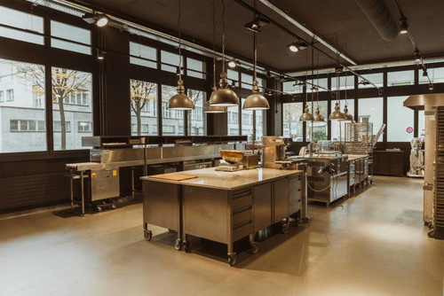 Das Atelier im neuen Design Studio von Max Chocolatier