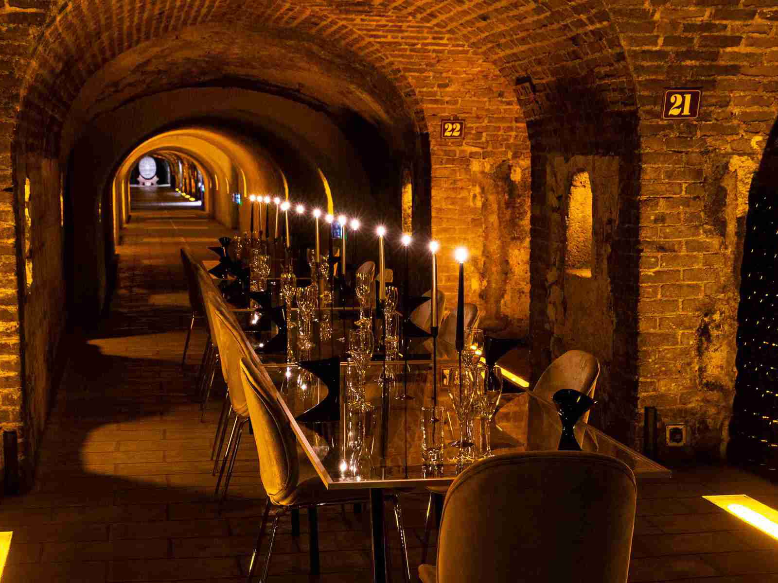 Die Weinkeller von Moët &amp; Chandon in Reims