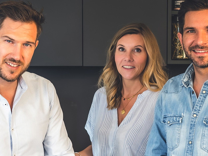 Die »Goldblatt«-Gründer: Matthias, Melanie und Stephan