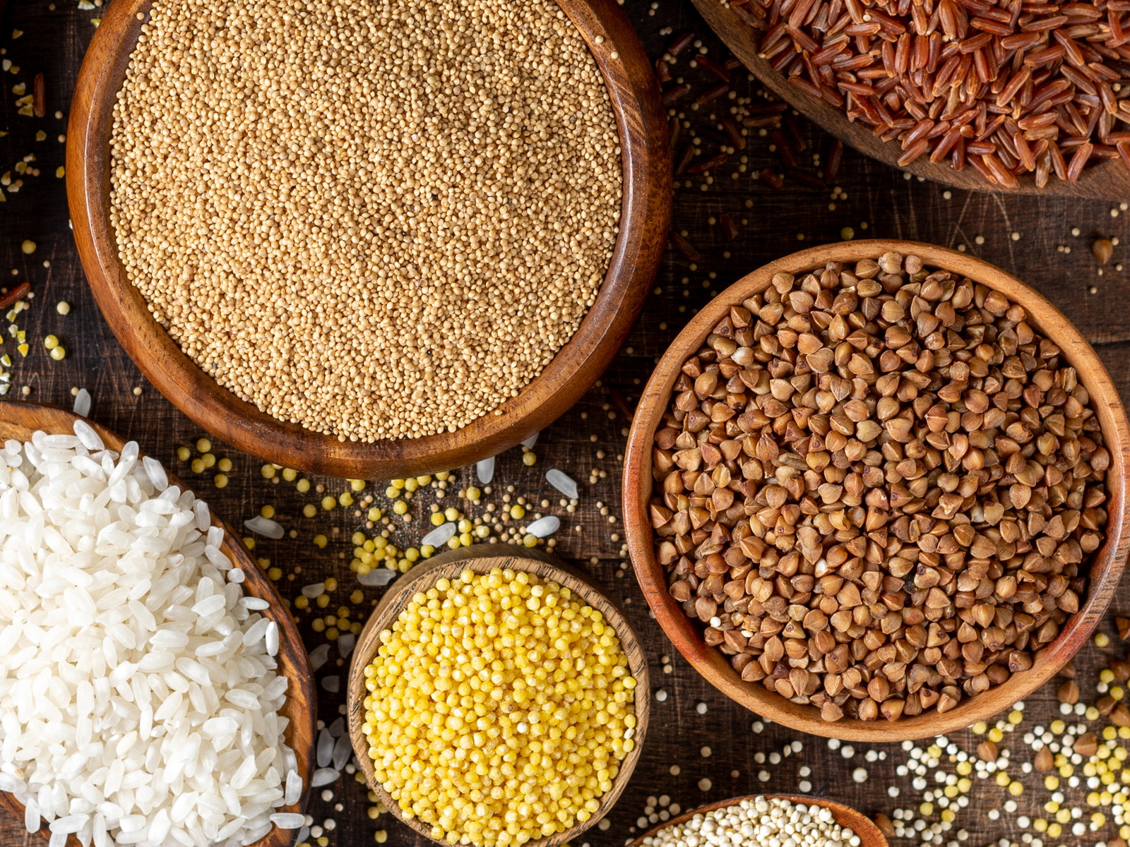 Six Alternative Grains beyond Wheat