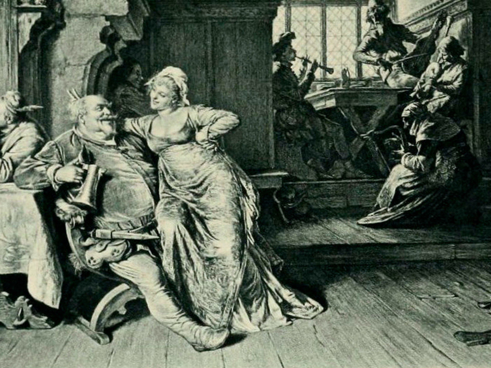 Falstaff’s character&nbsp;is a braggart and buffoon, but also deeply human.