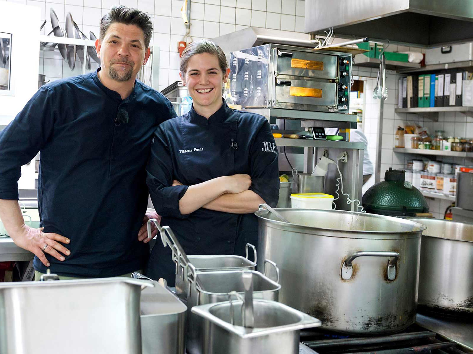 Tim Mälzer und Viki Fuchs