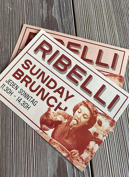 Immer sonntags findet im »Ribelli« der Brunch statt.