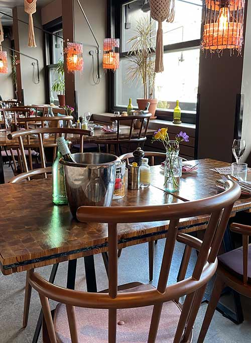 Das Restaurant »Ribelli« befindet sich im »25Hours Hotel«
