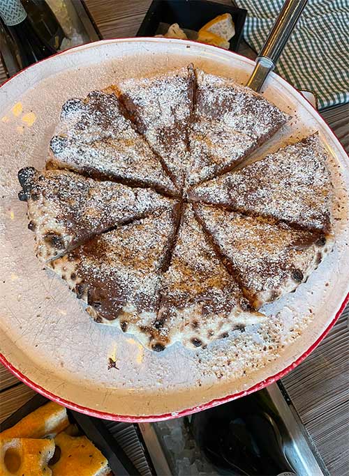 Pizza Dolce für Naschkatzen