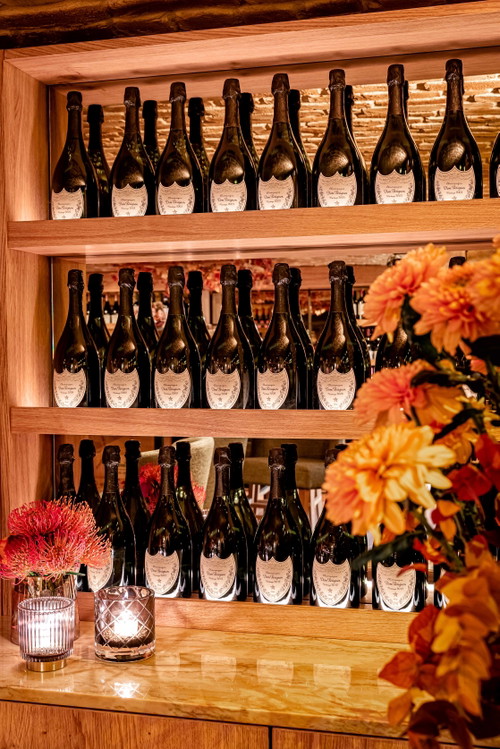 Die Champagnerwand