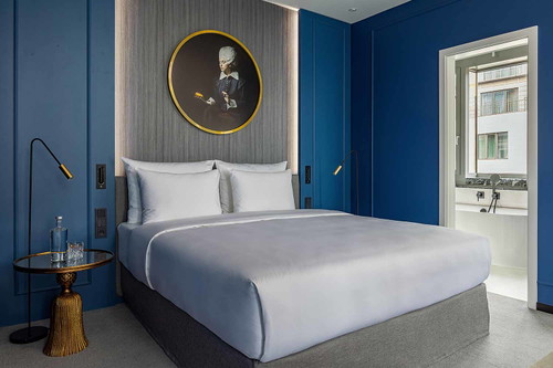 Schlafzimmer der Corner Suite