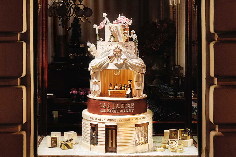 Werkstoff Marzipan: Die Schaufenster der Wiener Traditions-Konditorei «Demel» sind in Detail und Präzision unübertroffen.&nbsp;