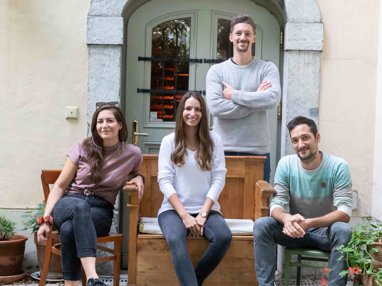 Jana Gigerl, Anna Gattinger,&nbsp;Franz Reiter und Simon Hauzenberger.
