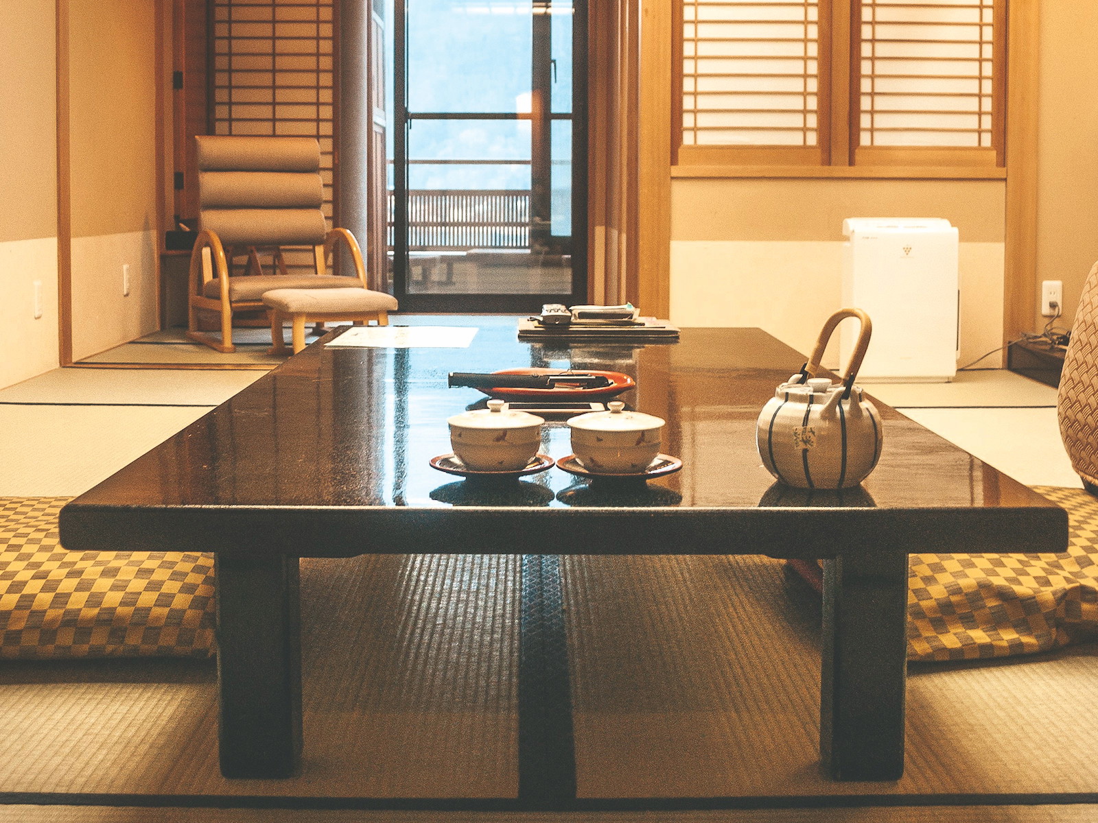 The scent of tatami mats is integral to the multi-sensory experience of a ryokan stay.