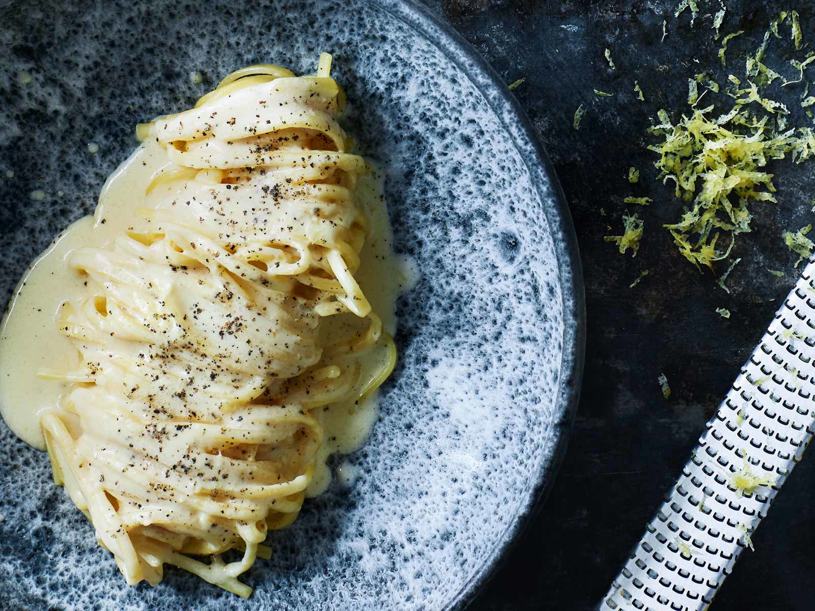 Pasta mit Zitrone