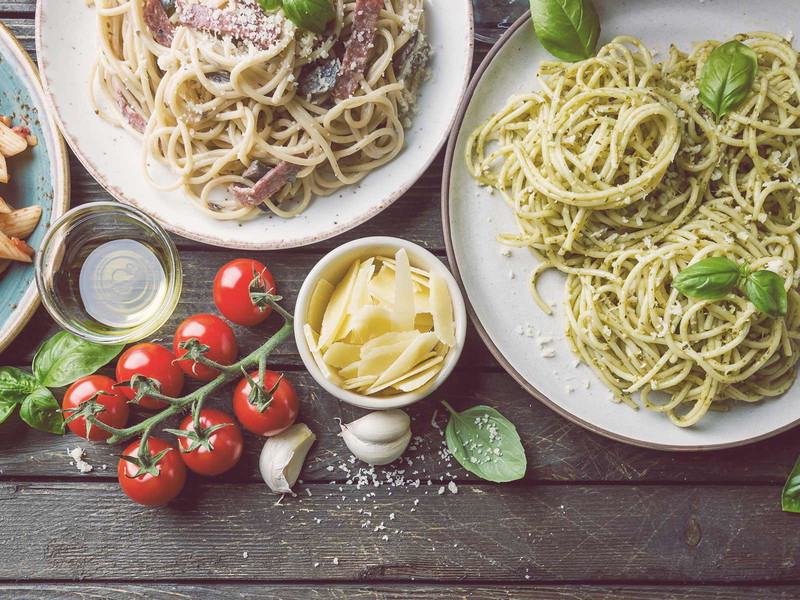 Pasta is appreciated for its diversity.