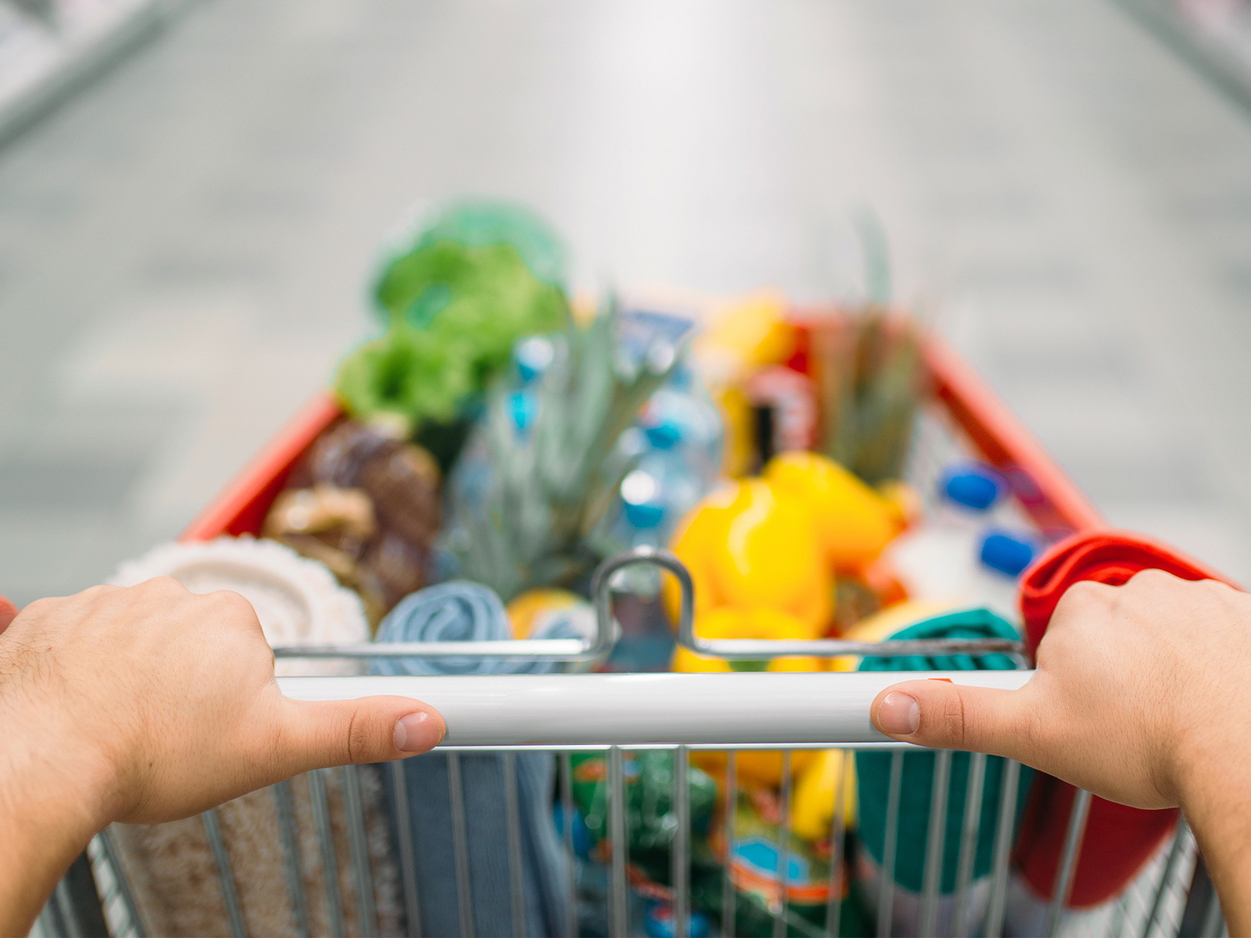 Der Einkauf im Supermarkt wird immer teurer.