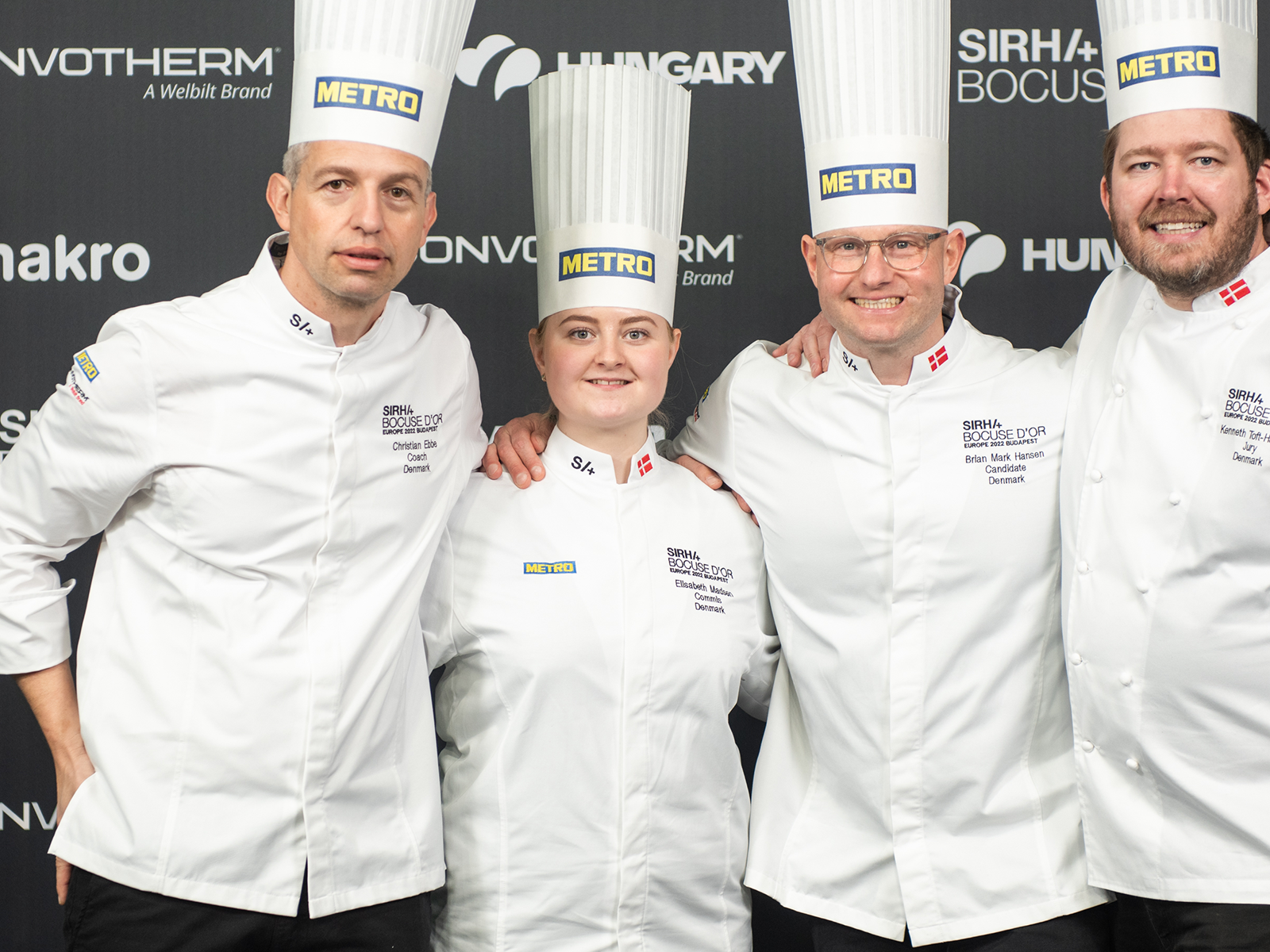 Das Dänische Team beim beim Bocuse d’Or Europe 2022