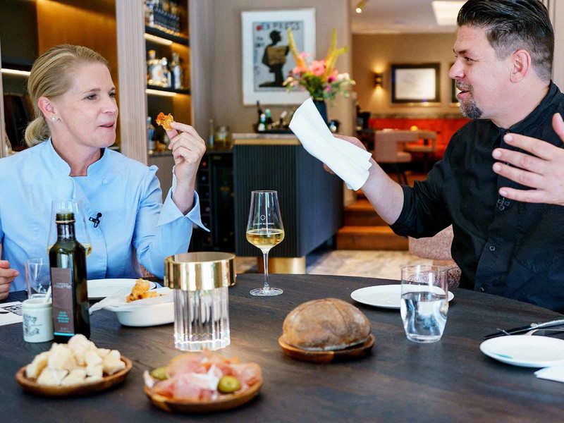 Cornelia Poletto und Tim Mälzer
