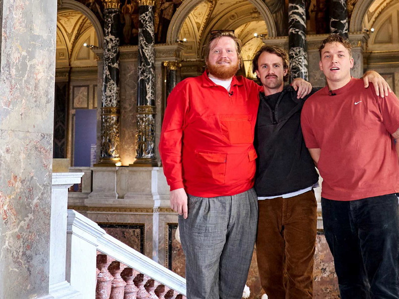 Die »Healthy Boys«: Lukas Mraz, Felix Schellhorn und Philip Rachinger