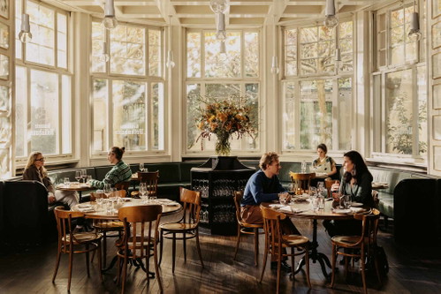 Die Brasserie im «Volkshaus Basel».