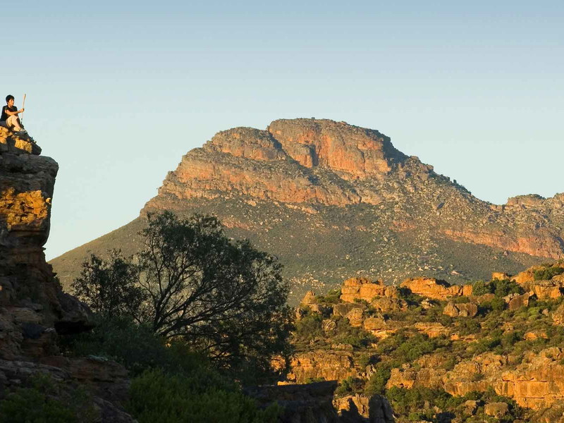 Hiking from Bushmans Kloof