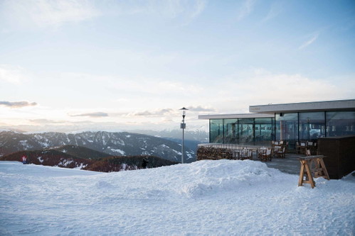 Das Restaurant »AlpINN« liegt auf 2.300 Meter Höhe