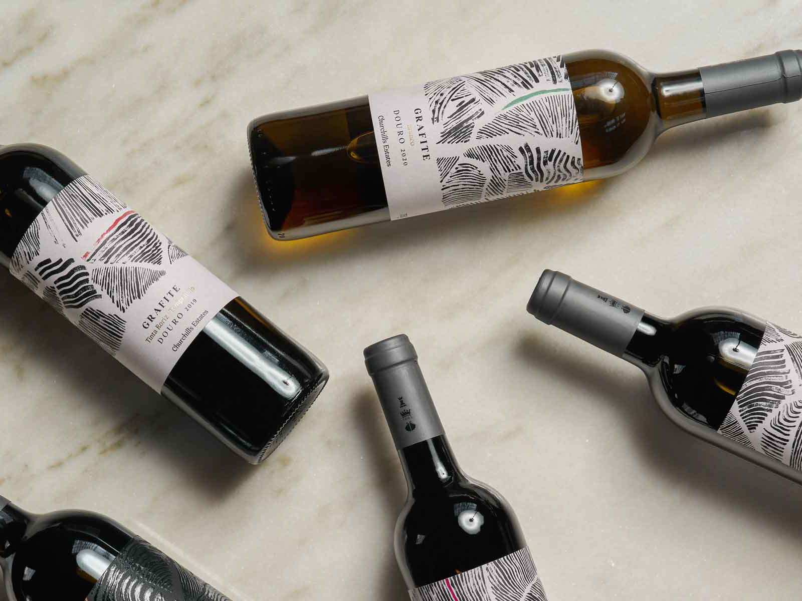 Churchill's re-branded Grafite range of still wines.&nbsp;