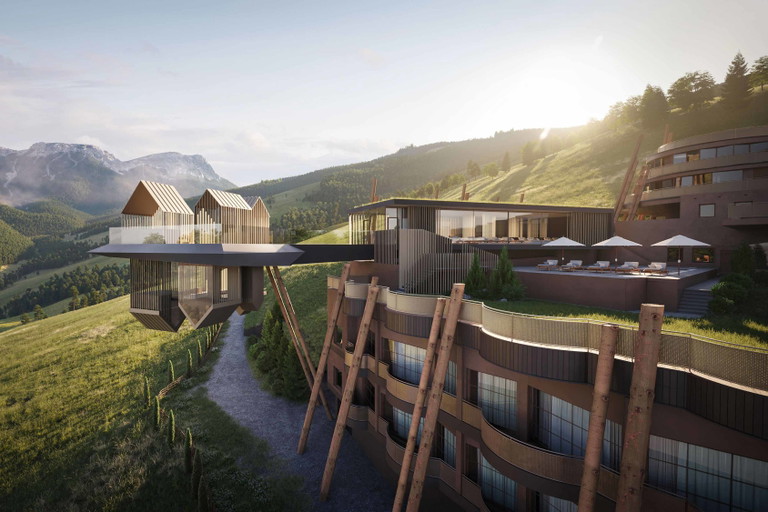 Das spektakuläre Sky Spa «Heaven and Hell»&nbsp;des&nbsp;Belvita-Hotel «Hubertus»