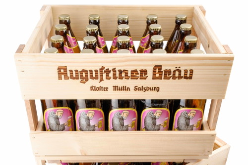 Holzkiste mit Fastenbier