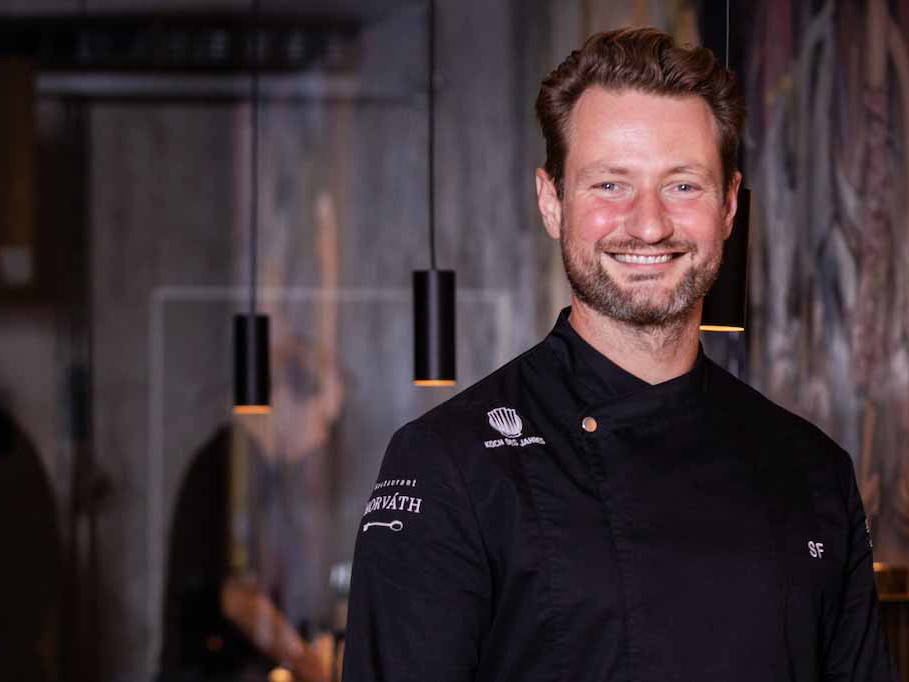 Spitzenkoch&nbsp;Sebastian Frank in seinem 2-Sterne Restaurant »Horváth« in Berlin.