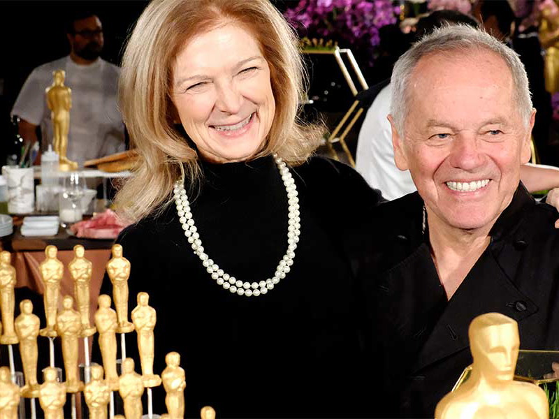 Wolfgang Puck mit Academy CEO Dawn Hudson