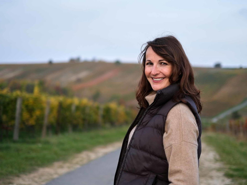 Winzerin Silvia Heinrich vom Weingut Silvia Heinrich