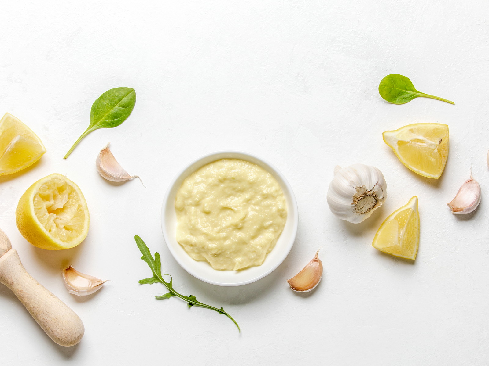 Toum&nbsp;is a bold and creamy Middle Eastern garlic sauce