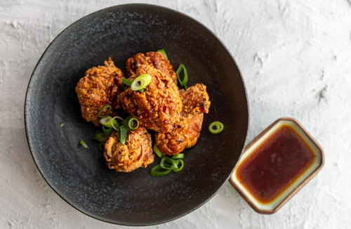Karaage und Teriyaki Sauce