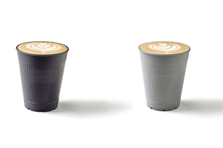 Den myCoffeeCup-Becher gibt es in unterschiedlichen Farben.&nbsp;