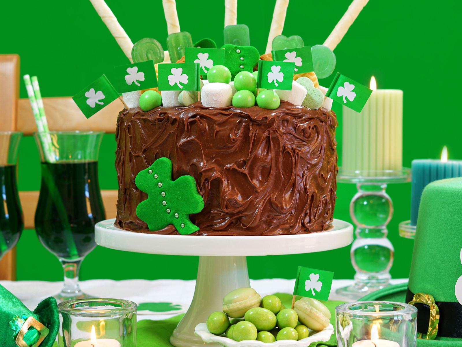 Chocolate cake&nbsp;is perfect&nbsp;to celebrate&nbsp;St Patrick’s Day