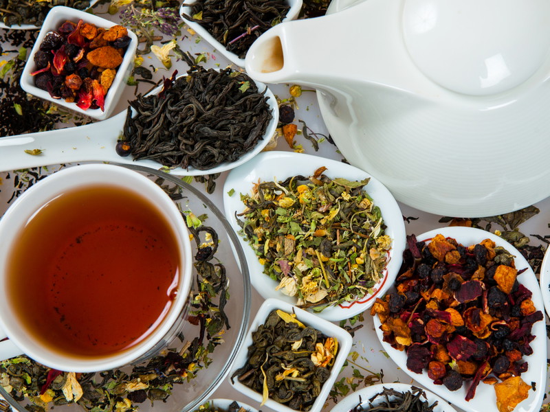 A guide to tea by colour.