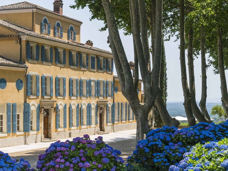 Das provenzalische Château d’Esclans im Esclans-Tal