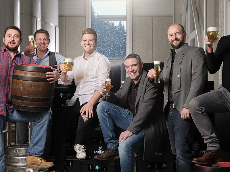 Tirol-Sieger: Das Team der Geigenseer Privatbrauerei