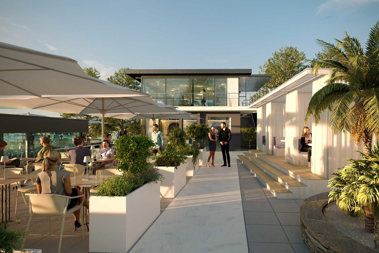 Der neu designte Restaurant- und Lounge-Bereich