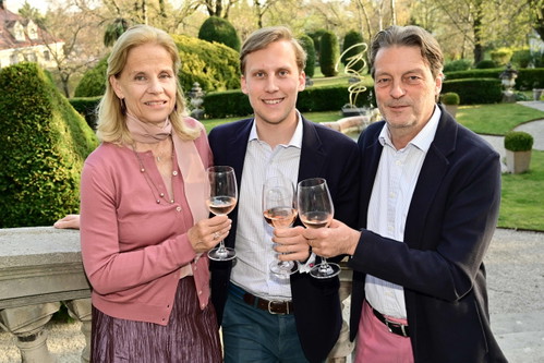 Maria Polsterer-Kattus mit Johannes-Kattus und Ernst Polsterer