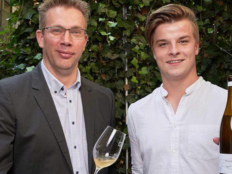 Jürgen Geyer mit Johannes Fritz