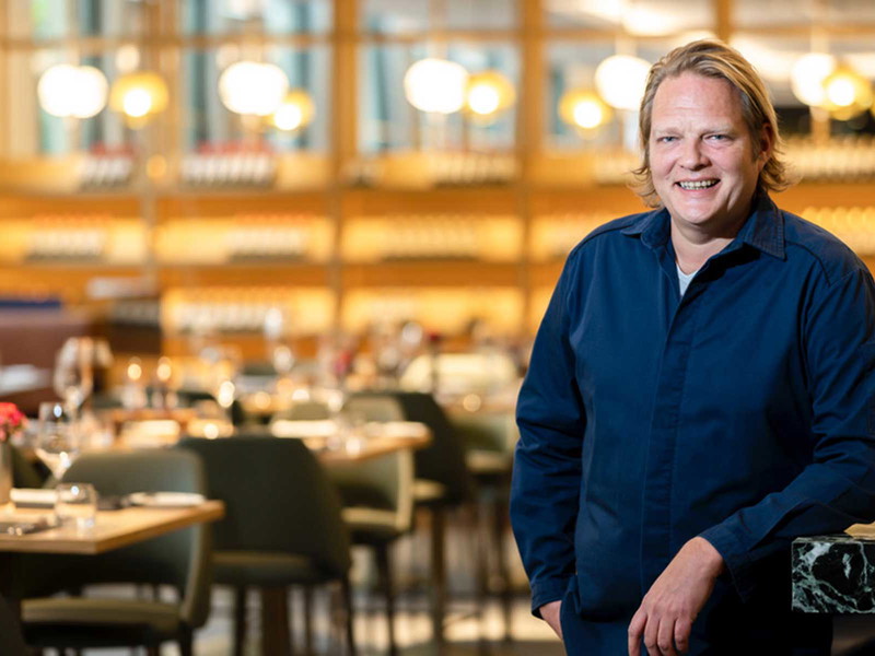 Björn Freitag im »Kö59« in Düsseldorf.