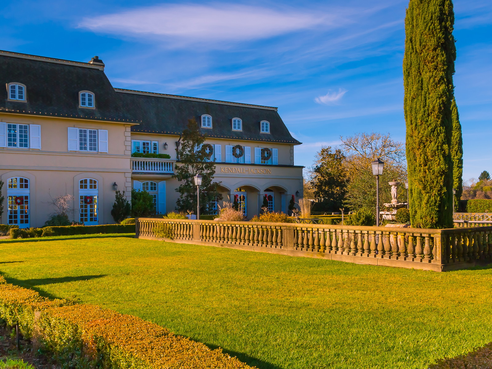 Das Weingut Kendall-Jackson gehört ebenso zum Portfolio von Jackson Family Wines