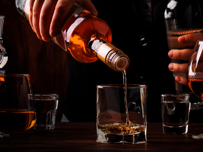A new ranking analyses the popularity of various spirits on the Internet.