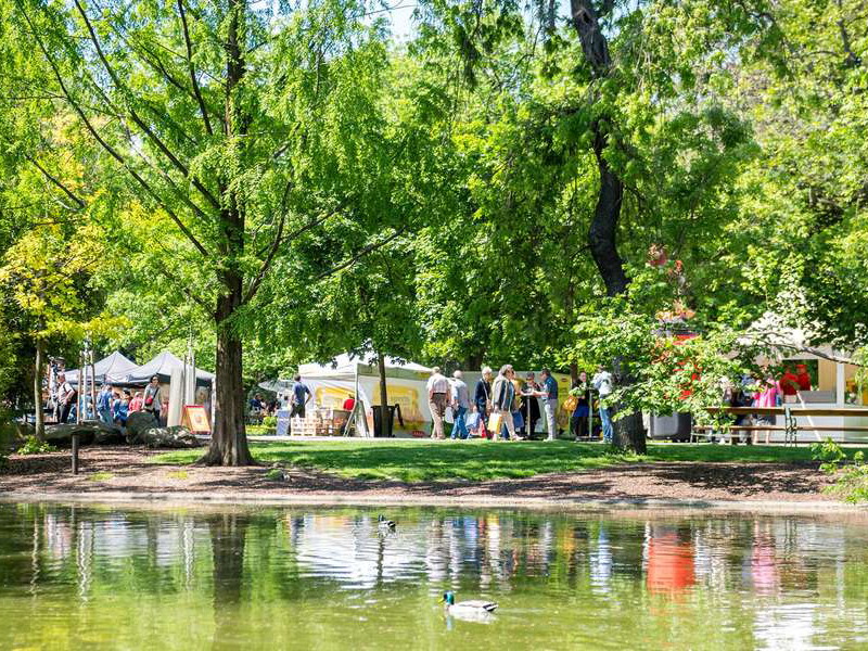 Das Wiener Genuss-Festival findet im Wiener Stadtpark statt.