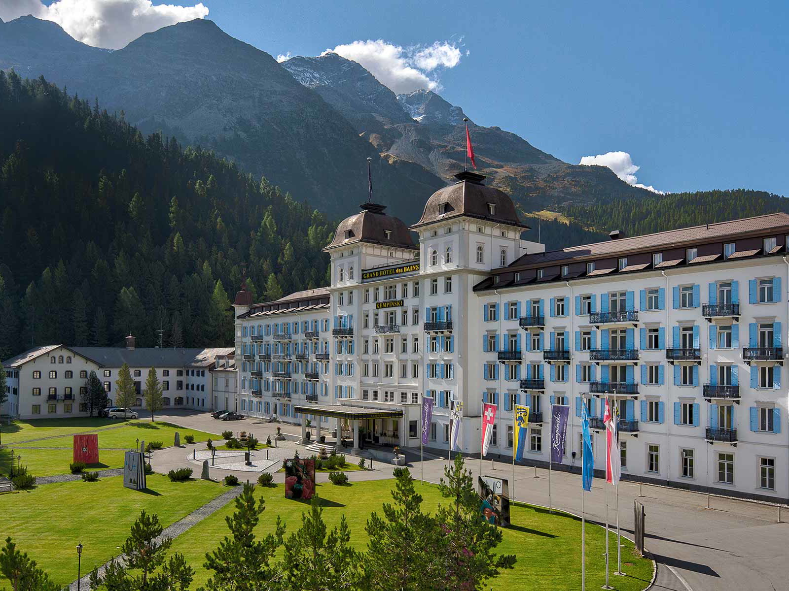 Das «Grand Hotel des Bains Kempinski» in St. Moritz