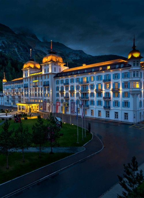 Das «Grand Hotel des Bains Kempinski» in St. Moritz