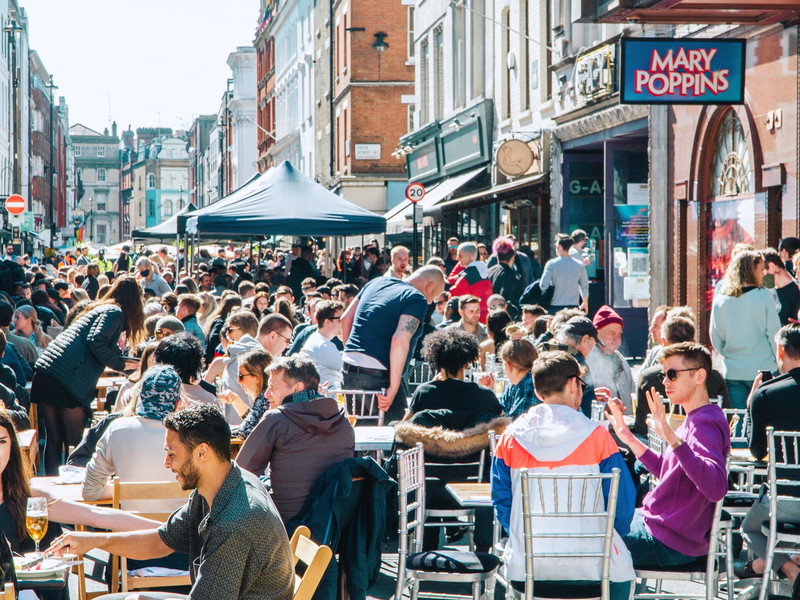 Outdoor dining and drinking will become a permanent feature in England.&nbsp;