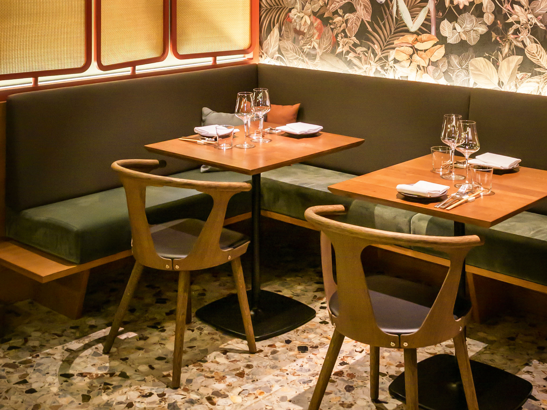 Nun auch edle Optik zur edlen Nikkei-Küche im »Diningruhm«.

