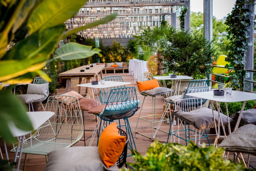 «Hiltl Dachterrasse», Zürich. 