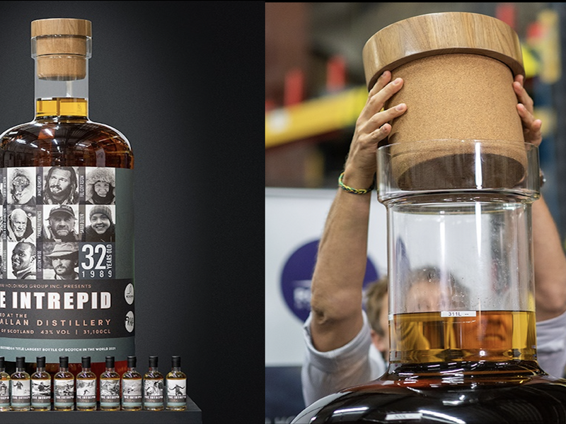 »The Intrepid« – die größte Scotch-Flasche der Welt