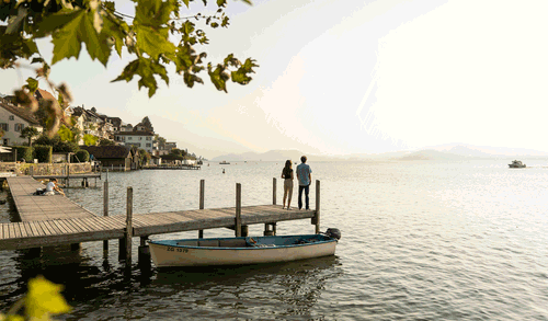 Sonnenuntergang am Zugersee